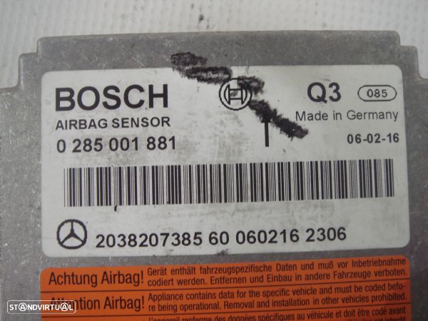 Centralina De Airbags Mercedes-Benz C-Class Coupe Sport (Cl203) - 3