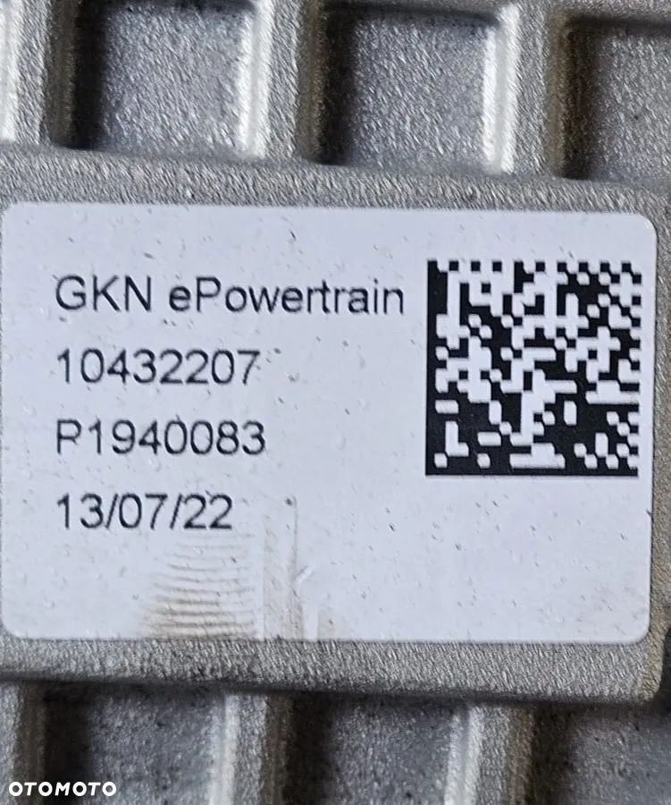 Silnik elektryczny FIAT 500E 10432207 - 2