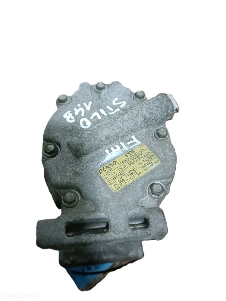 FIAT STILO 01-07 1,4 B sprężarka kompresor klimatyzacji DENSO SCSB06 * - 6