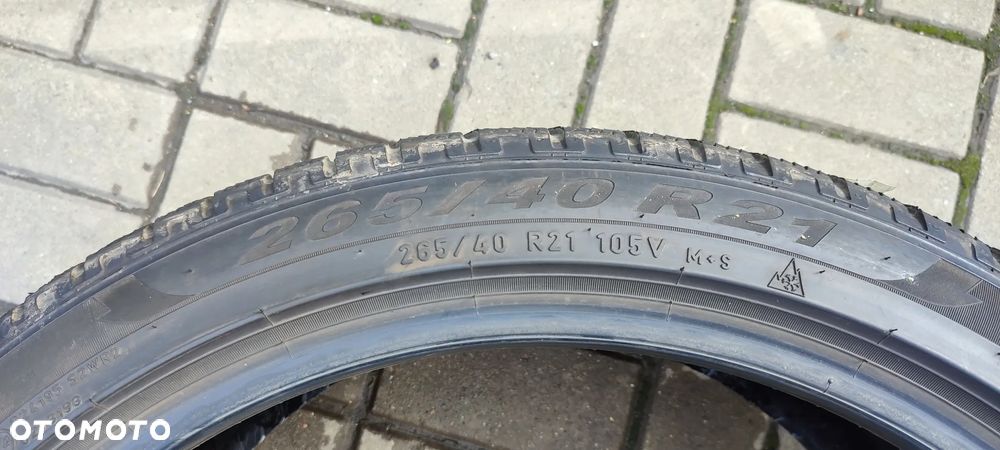 OPONY ZIMOWE 265/40R21 105V PIRELLI SCORPION WINTER (2319) 4 mm PARA 2 SZTUKI - 7