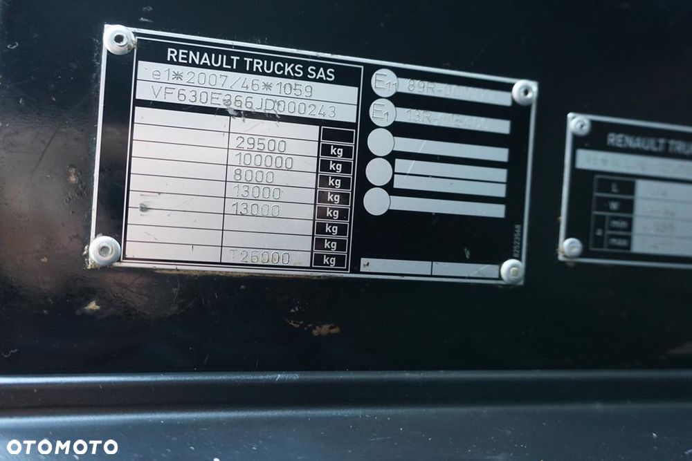 Renault C 520 / EURO 6 / ACC / 6 X 4 / RETARDER / DMC 100 000 KG - 11