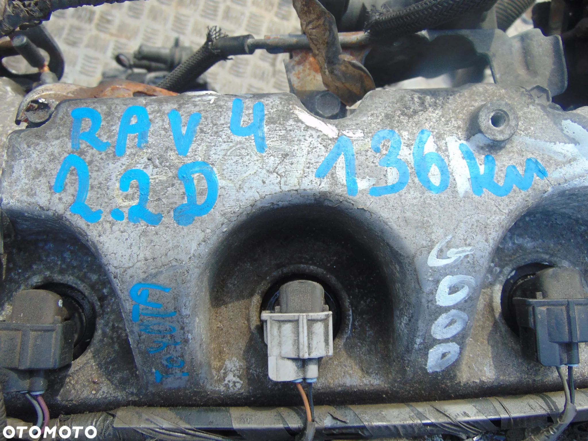 Silnik toyota Rav 4 2,2 D 2008 ro k D4D słupek bez 5 wtrysku - 2