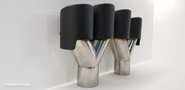Ponteiras de Escape Look Akrapovic Duplas - 4