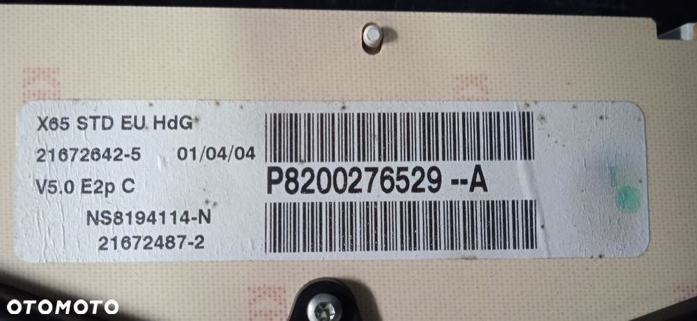 Licznik Renault Clio II P8200276529 - 3