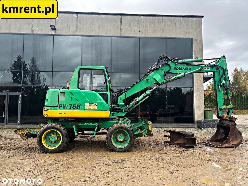 Komatsu PW 75 R KOPARKA KOŁOWA 2000r. | Komatsu pw 98 liebherr 308 309 310 wacker 9503 terex 70 Yanmar 95 - 1