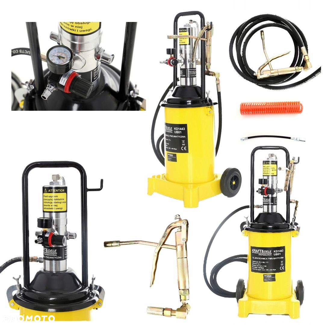 SMAROWNICA TAWOTNICA PNEUMATYCZNA 12L AUTOMATYCZNA KRAFTDELE TOWOTNICA - 2
