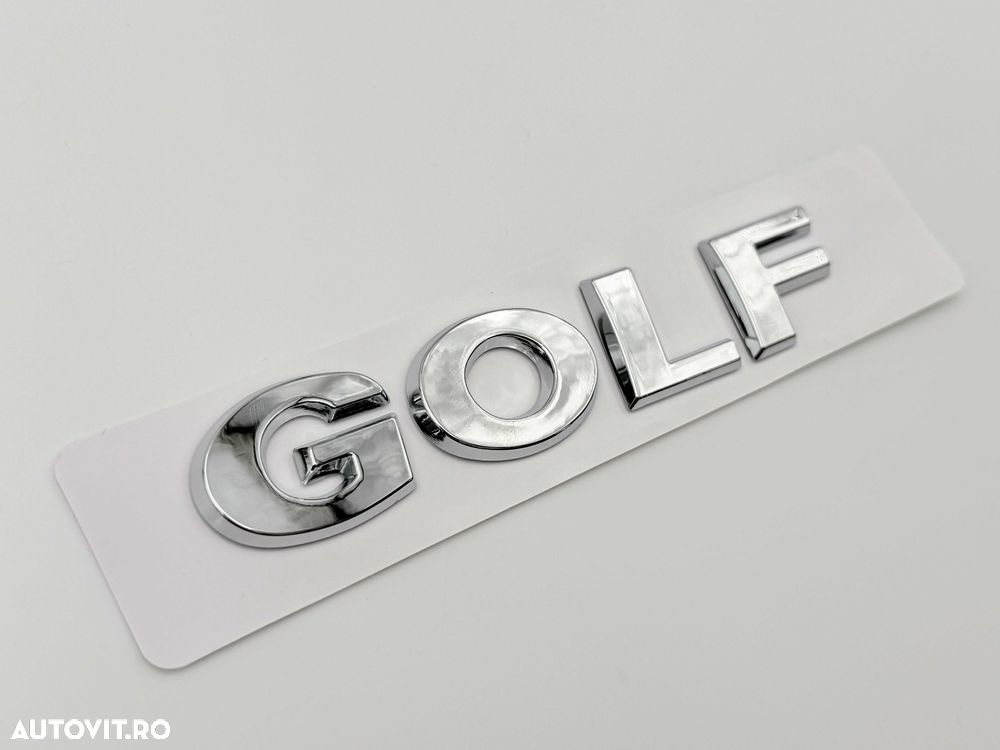 Emblemea Compatibila VW GOLF crom - 3