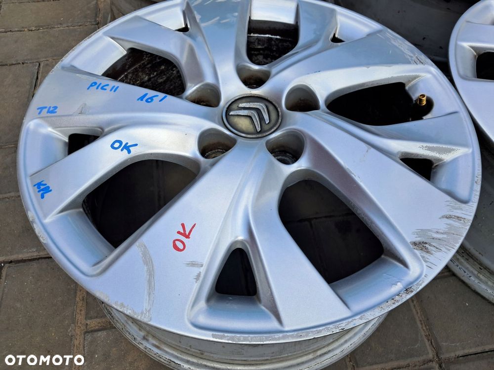 citroen c4 picasso ii felgi aluminiowe 16" 5x108 et47 9677089777 - 3