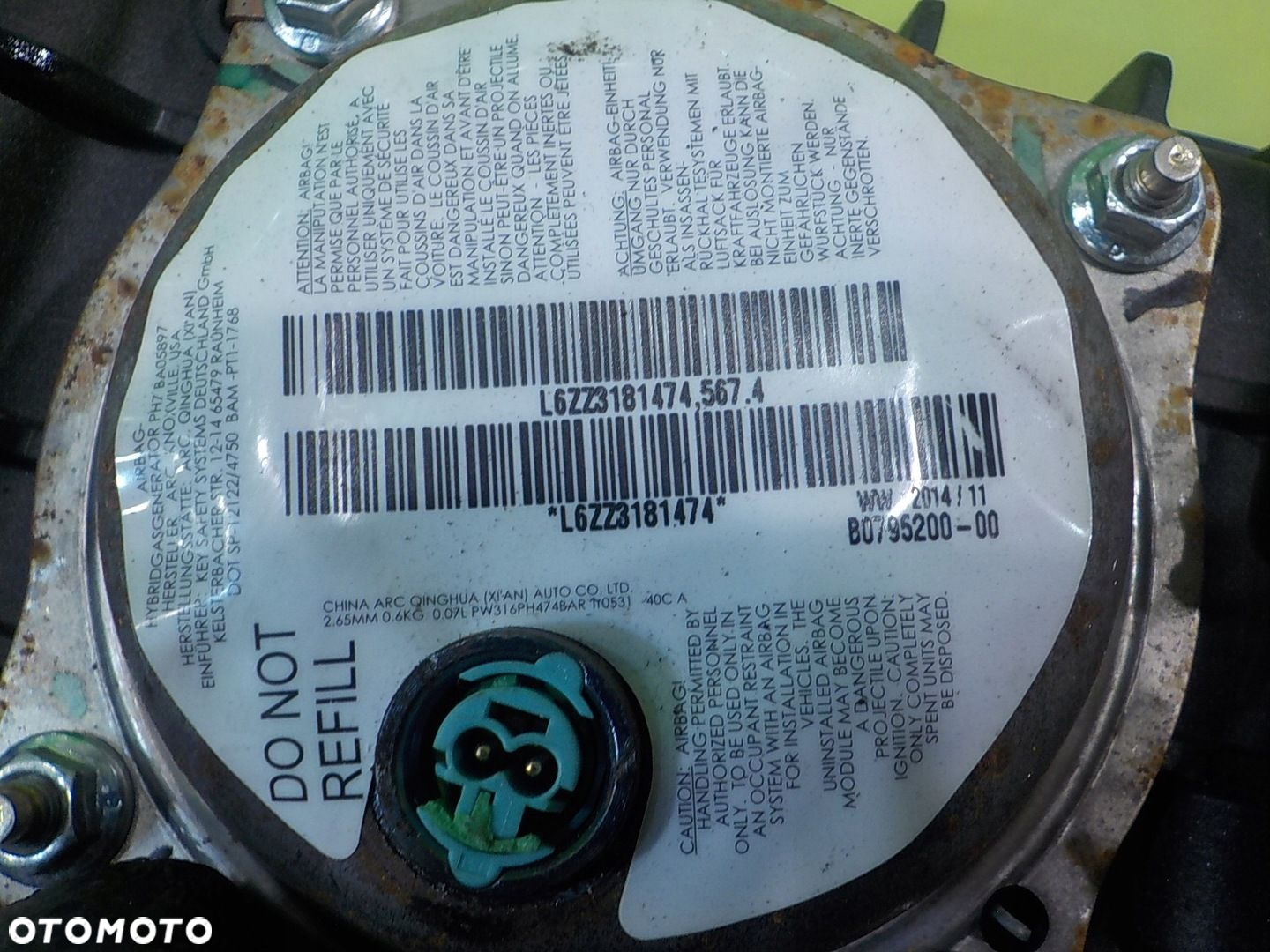 JAGUAR XE 2.0 D 15r SEDAN 4D AIRBAG poduszka pasazera GX73-044A74-BC - 4