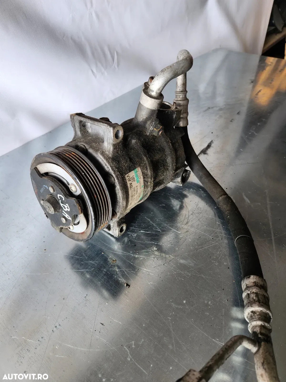 Compresor Clima Vw Passat Golf Jetta Caddy Touran Seat Altea Leon Skoda Octavia Audi 2.0 Tdi Cod 5N - 6
