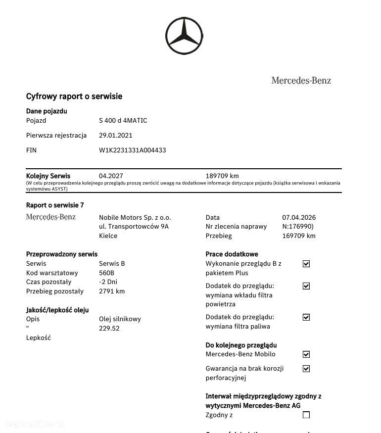 Mercedes-Benz Klasa S 400 d 4-Matic L AMG Line 9G-TRONIC - 13