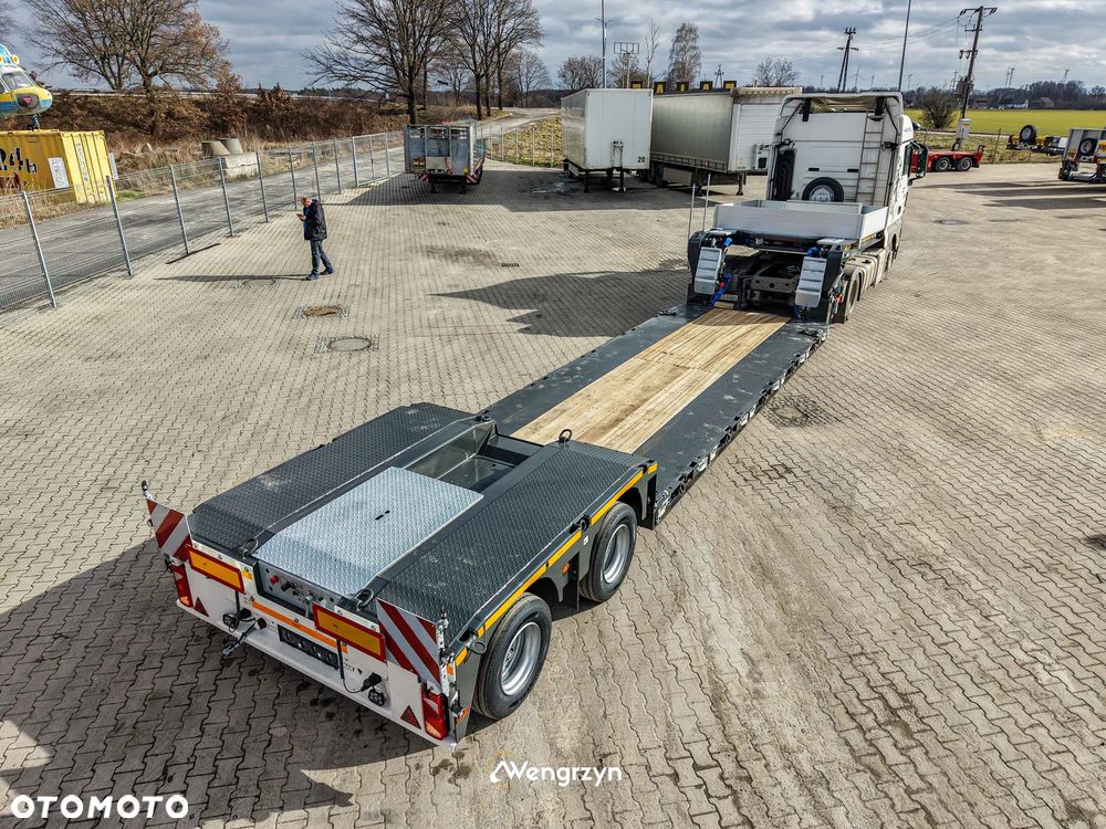 MAX Trailer 2 osiowy tiefbett, lowbed, zawieszenie pneumatyczne - 7