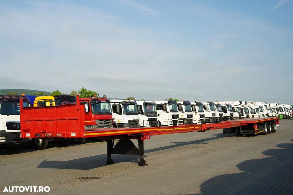 Faymonville REMORCA JOSĂ / SPZ-3AA / EXTENSIBILĂ / REMORCA AUTO / 29 M / AXE DE DIRECȚIE / - 2