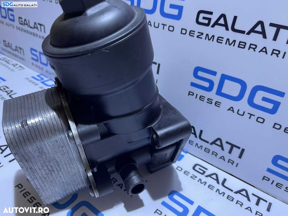 Termoflot Corp Carcasa Filtru Radiator Racitor Ulei Volkswagen Transporter T5 2.0 TDI CAAB CAAC CAAD CCHA CCHB 2011 - 2015 Cod 03L115389C 03L117021C [D0436] - 2