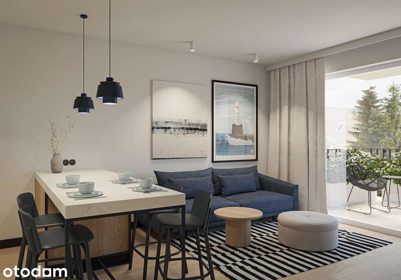 Apartament 36,55 m2 - 350m od morza i plaży