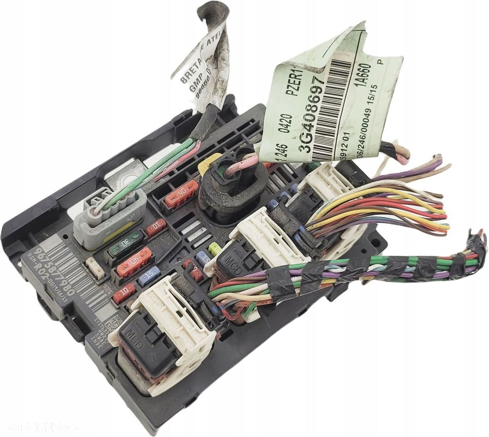 CITROEN C5 III X7 PEUGEOT 9675877980 MODUŁ STEROWNIK BSM  WTYCZKI - 1