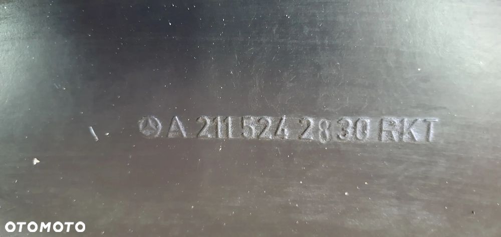 Osłona podwozia płyta pod skrzynie biegów Mercedes E-Klasa W211 A2115242830 - 5
