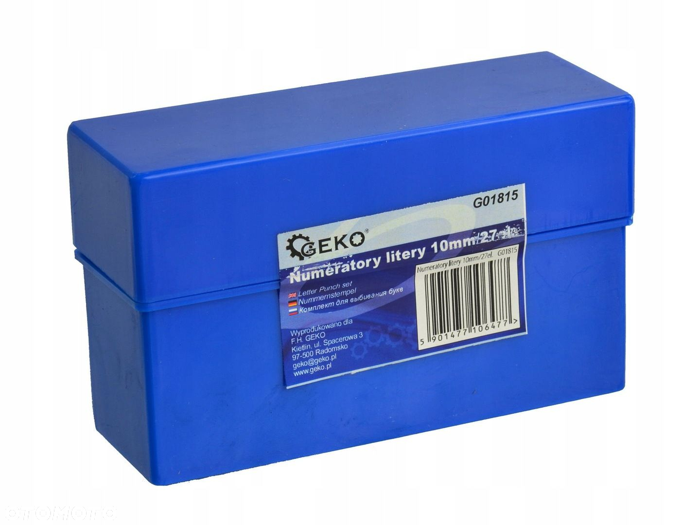 GEKO ZNACZNIKI NUMERATORY NUMERATOR LITERY CYFRY 10MM G01815 - 4