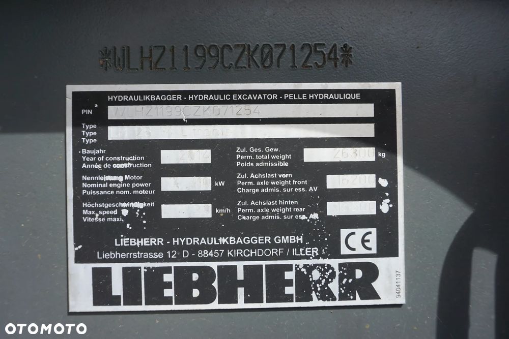 Liebherr LH 26 M Litronic LH 22 LH 24 LH 30 - 24