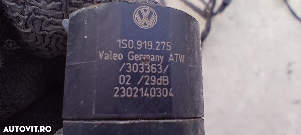 INSTALATIE + SENZORI PARCARE BARA SPATE VW PASSAT B7 CC / COD OEM 1J0973814 / 1S0919275 / 3AF971104L  2010-2015 - 7