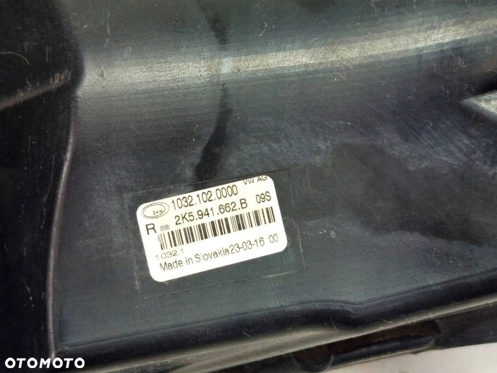 LAMPA PRZECIWMGIELNA HALOGEN PRAWY PRZEDNI VOLKSWAGEN CADDY 2K5941662B - 5