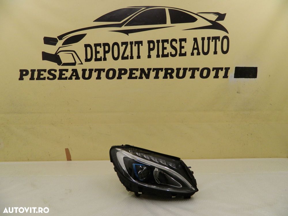 Far dreapta Mercedes C-Class W205 Full LED, 2014, 2015, 2016, 2017, 2018,  cod origine A2059069803. - 1