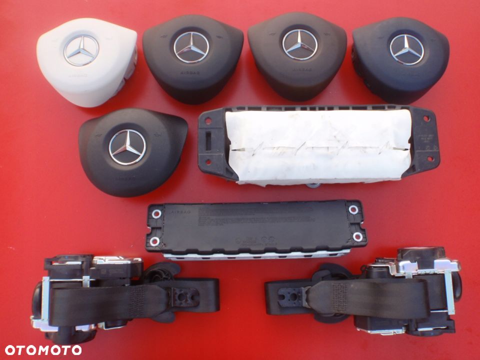 MERCEDES C W205 AIRBAG PODUSZKI PASY KURTYNA USA ! - 5