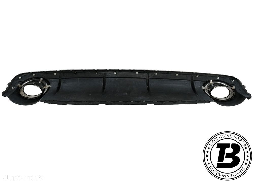 Difuzor Bara Spate cu Ornamente compatibil cu Audi Q7 4M S-Line RSQ7 Design - 9
