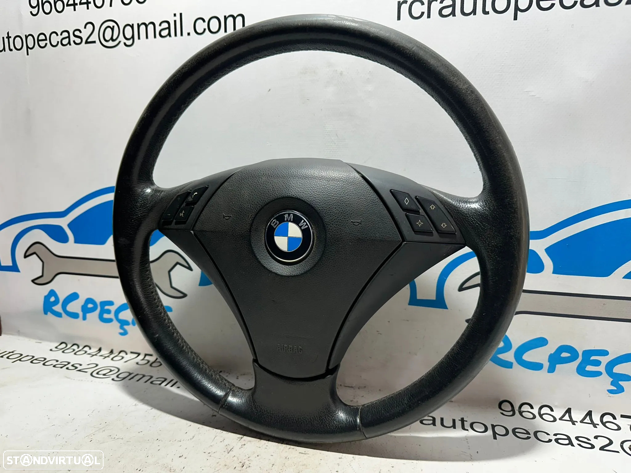 Volante Original Multifunções Comandos Airbag BMW Serie 5 E60 Sedan E61 Touring 6867175 - 4