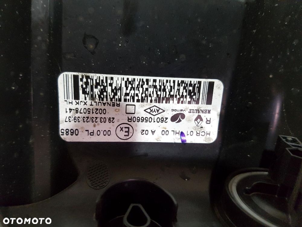 RENAULT EXPRESS 21- LAMPA PRZÓD PRZEDNIA LED PRAWA 260105660R EUROPA ORYGIN - 6