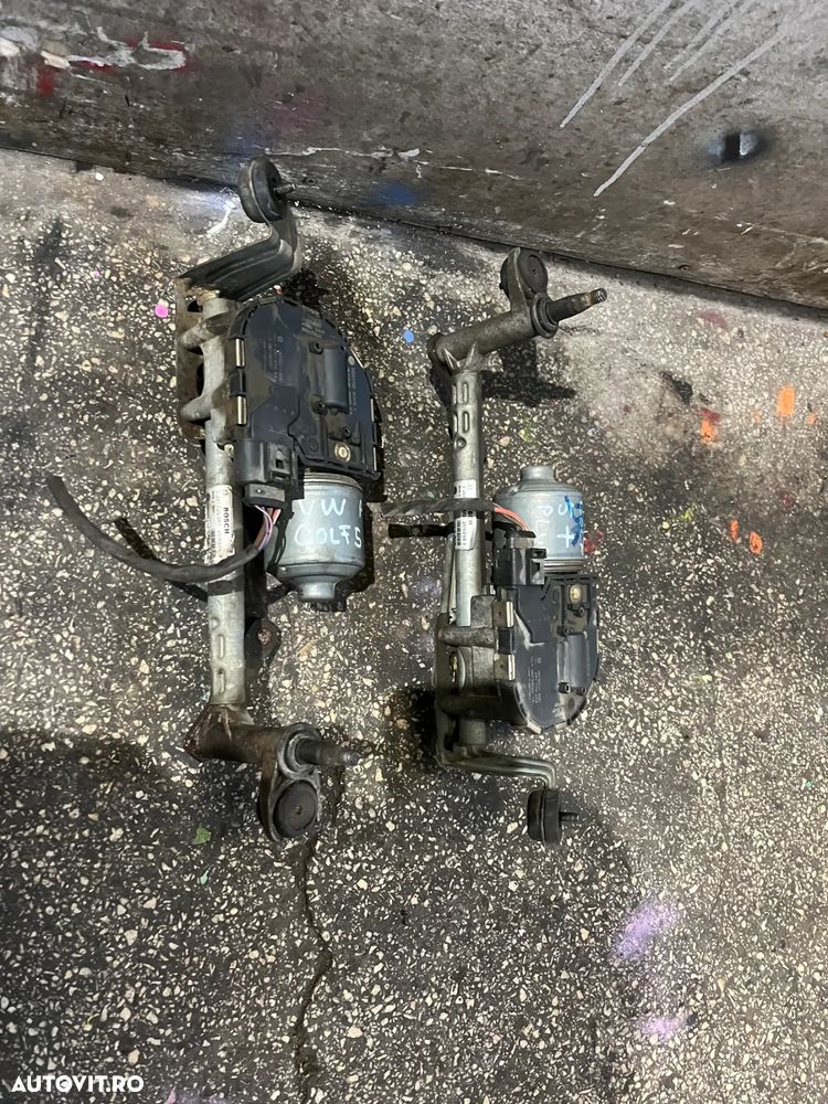 Ansamblu motoras stergator stanga/dreapta fata complet VW Volkswagen Golf 5+ PLUS - 11