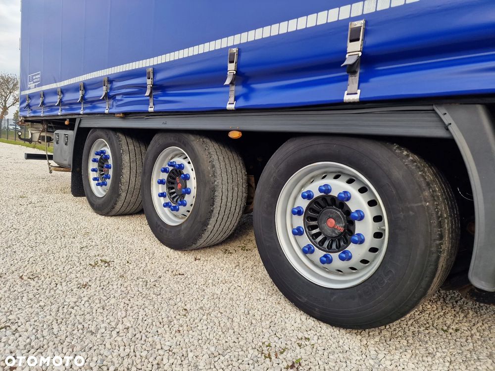 Kassbohrer Naczepa PÓŁMEGA - SAF - OŚ PODNOSZONA - RAMA ORYGINAŁ - NOWE PLANDEKI - 4