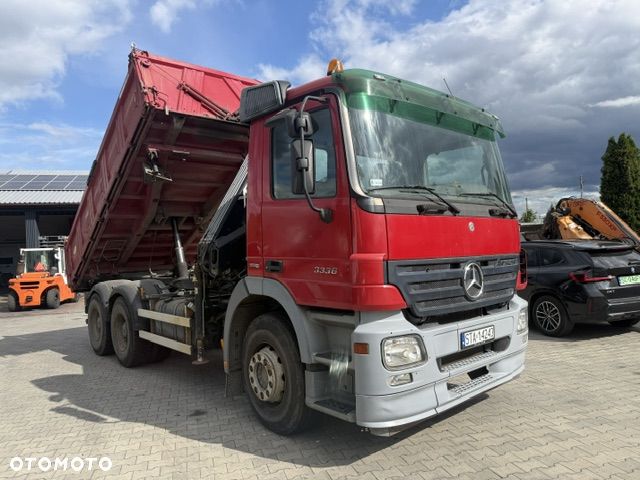 Mercedes-Benz ACTROS 2636 6x4 HDS HIAB 122-2CL wyjscie na rotor, wywrotka - 2