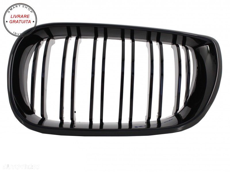 Grile Centrale BMW Seria 3 E46 Facelift (2001-2005) Negru Lucios M Design- livrare gratuita - 4
