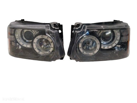 RANGE ROVER SPORT L320 LIFT LAMPA LAMPY REFLEKTOR REFLEKTORY PRZÓD PRZEDNIE LEWA PRAWA XENON PRZETWORNICE KOMPLET ORYGINAŁ - 1