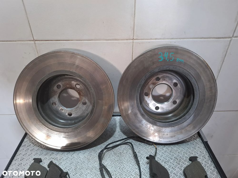 Tarcze hamulcowe klocki przód komplet 34,5 średnica BMW 5 F10 - F11 rok 2014 - 6