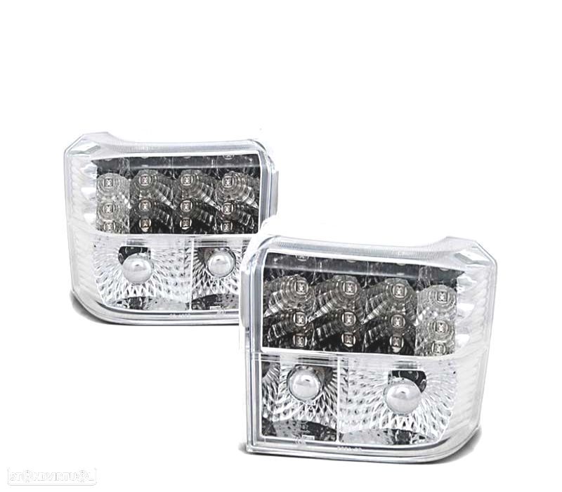 FAROLINS TRASEIROS LED PARA VOLKSWAGEN VW T4 90-03 CHROME CROMADO - 2