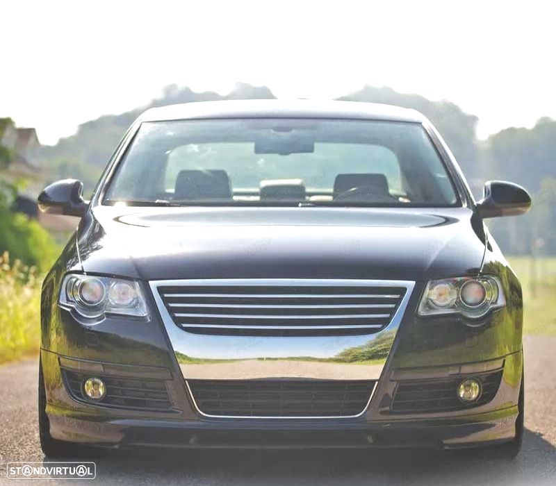GRELHA FRONTAL SEM SÍMBOLO VOLKSWAGEN VW PASSAT 05-10 CROMADA SEM PDC - 2