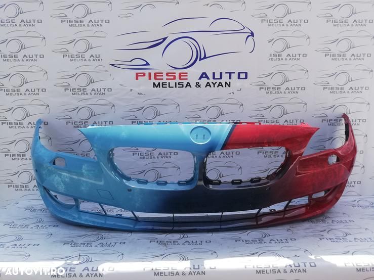 Bara fata Bmw Seria 5 F10-F11 an 2009-2010-2011-2012-2013 Gauri pentru 4 senzori si spalatoare far - 1