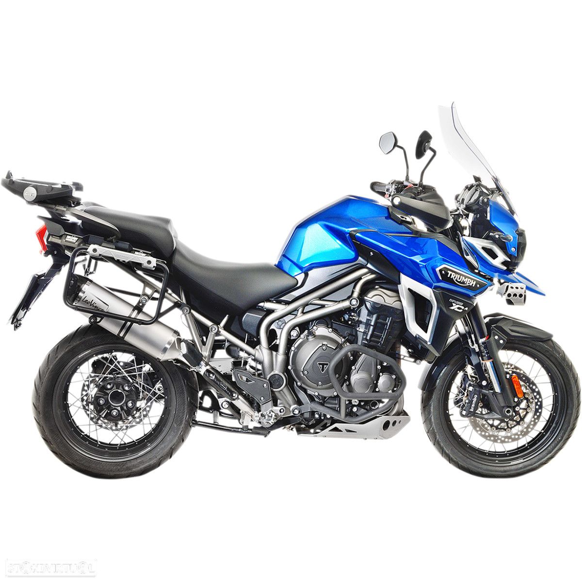 ponteira escape leovince triumph tiger explorer xc / xca/ xcx /xr /xrt / xrx - 14214e - 1