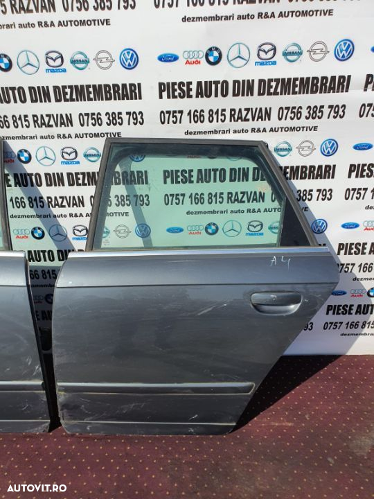Usi Usa Portiera Stanga Dreapta Spate Audi A4 B7 Variant Gri Sobolan - 2