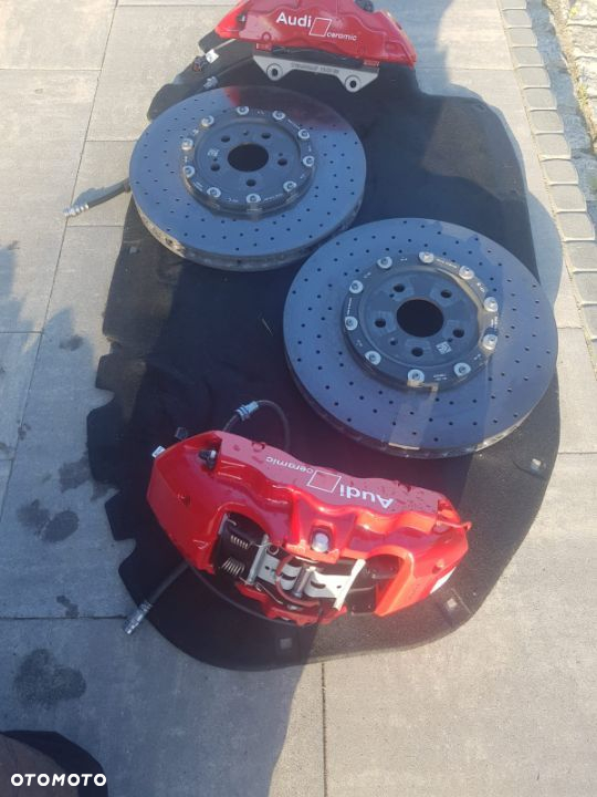 Hamulce ceramiczne nowe Audi RS3 22r. przód tarcza zacisk klocki - 9