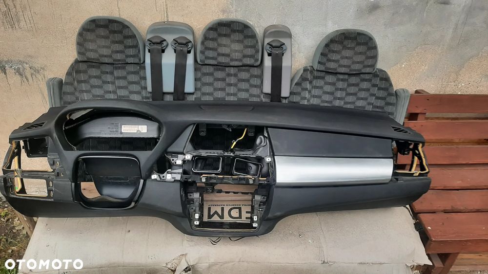 BMW X5 E70 X6 E71 DESKA KONSOLA PODUSZKI NAPINACZE ORYGINAŁ   RAF-AUTO - 1