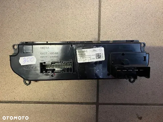 PANEL PRZEŁĄCZNIK KLIMATYZACJI FORD TRANSIT CUSTOM I GK2T-19980-CE  GK2T-19980-DH - 2
