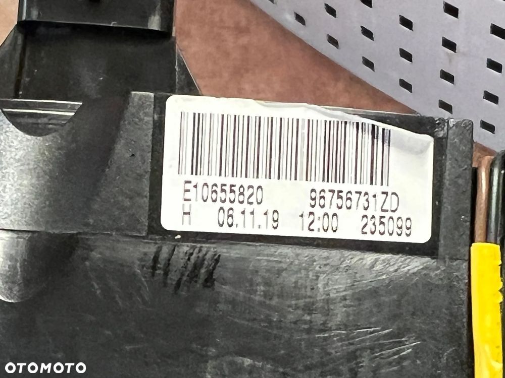 PRZEŁĄCZNIK ZESPOLONY ŚWIATEŁ WYCIERACZEK ROGI TAŚMA CITROEN C3 DS3 CROSSBACK 96756731ZD ORYGINAŁ SUPER STAN - 5