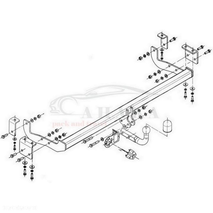 Hak Holowniczy Odkręcany Do Renault Kangoo Z.e. 2008-2013 - 5
