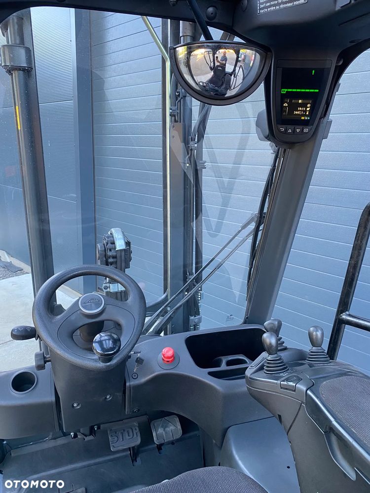 Linde E20L E16 E18 E25 DUPLEX przesuw boczny zintegrowany, NOWE opony, 48V/750Ah bateria 82% (2022), wolny skok 1,62m, - 21