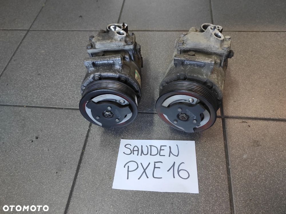 VW AUDI SEAT SKODA SPREŻARKA KOMPRESOR POMPA KLIMATYZACJI KLIMA SANDEN PXE 16 1K0820859F 1K0820803S  WYSYŁKA !!! - 1
