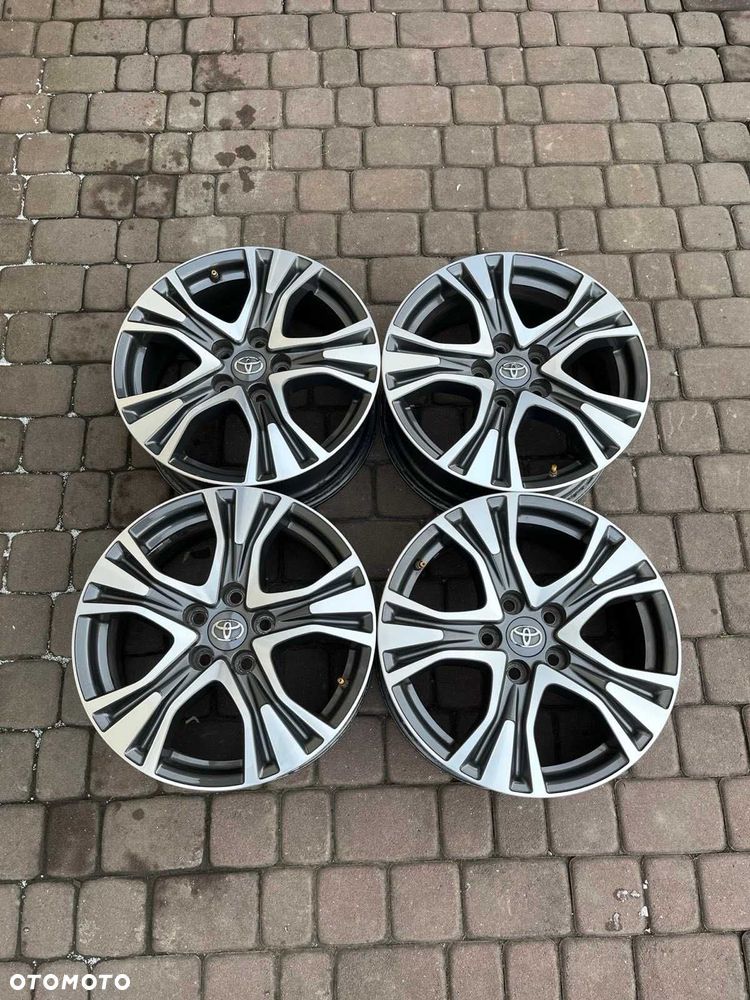 Oryginalne alufelgi Toyota 5x114,3 17 cali CZUJNIKI RAV4 BICOLOR - 5