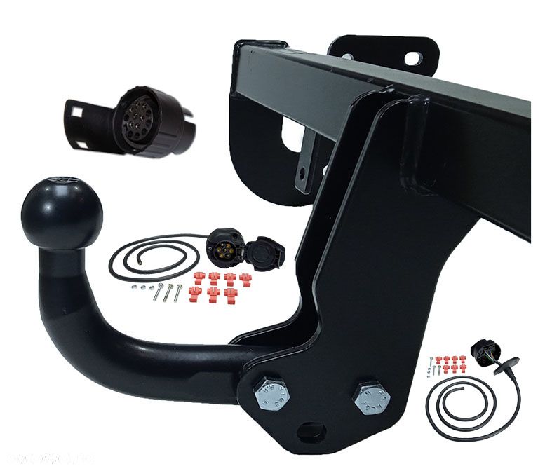 SOLIDNY HAK HOLOWNICZY+WIĄZKA7PIN+7/13P DO MITSUBISHI ASX+CITROEN C4 AIRCROSS+PEUGEOT 4008 - 4